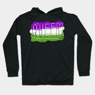 Queer! Genderqueer Flag! Hoodie